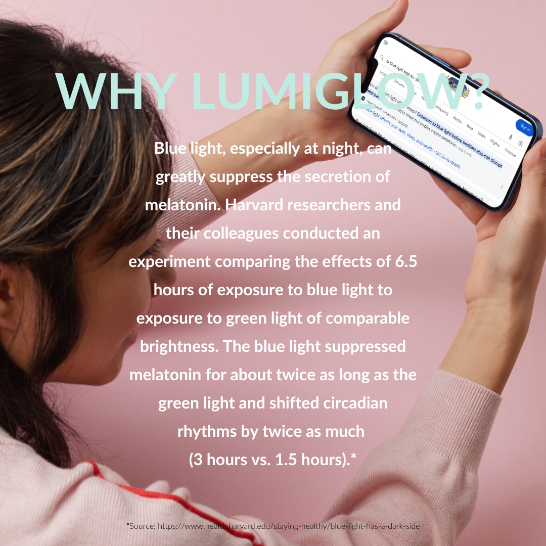 Lumiglow Blue Light Screen Protector, iPhone 15