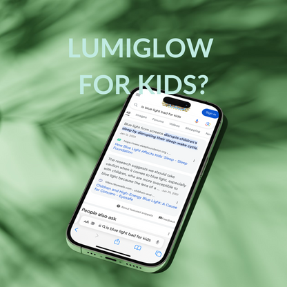 Lumiglow Blue Light Screen Protector, iPhone 15